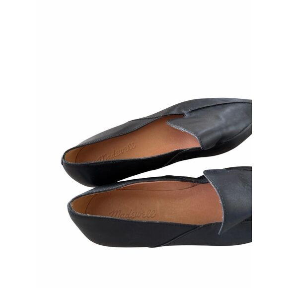 Madewell Ian Skimmer Slip On Loafer in Black Size 8.5 Francis Leather - Picture 7 of 8